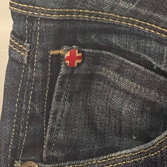 Hudson Jeans Women's Straight Leg in Dark Blue - Picture 4 of 6